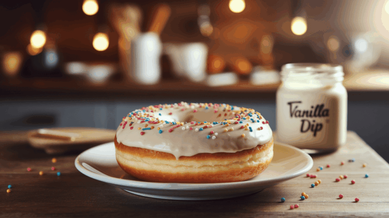 tim-hortons-vanilla-dip-donut-with-sprinkles-copycat-recipe